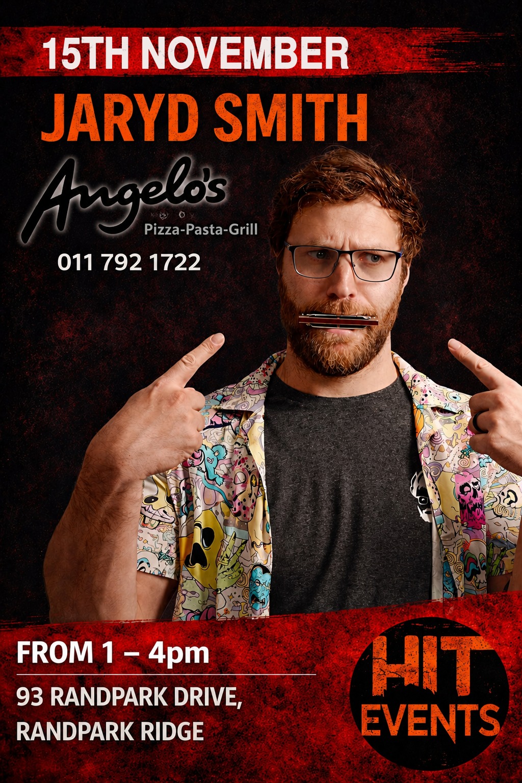 Jaryd Smith live at Angelo's — Sun 15 November